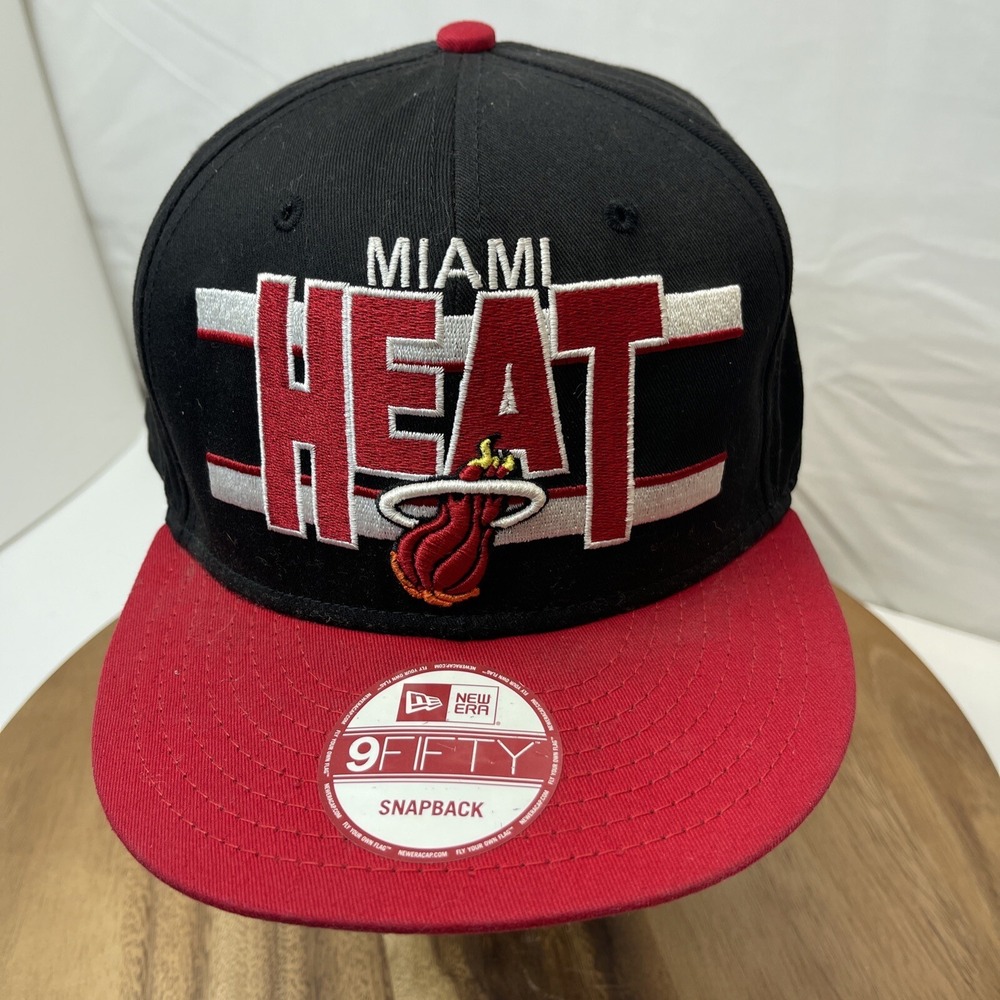 Miami Heat HAT CAP NBA Hardwood Classics New Era 9 Fifty Adult Snapback Hat NEW